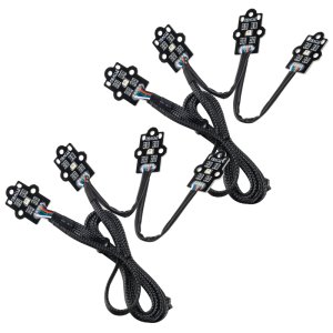 Nissan Titan Headlight DRL Upgrade Kit - ORACLE Lighting - ColorSHIFT w/ Simple Controller - RGB+W - `21-`22